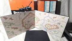 Vintage Panzer Blitz Box Avalon Hill Bookshelf Tactical WWII War Game