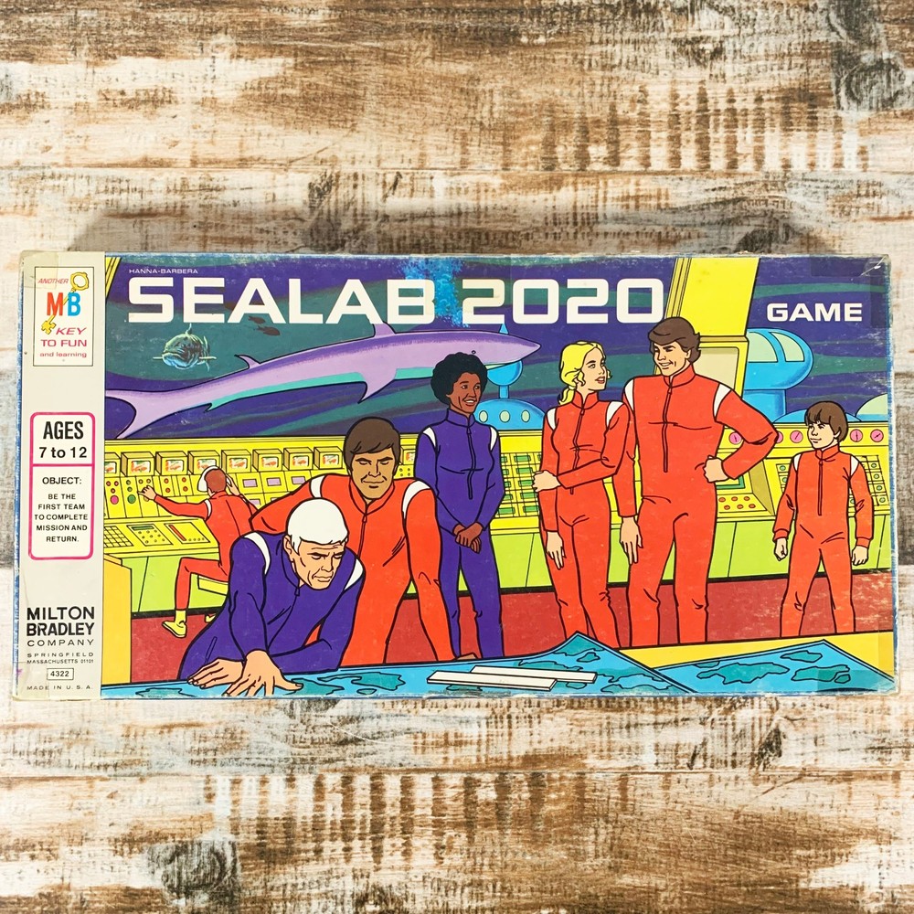 SEALAB 2020 Board Game – 100% Complete – 1973 Milton Bradley, Hanna-Barbera