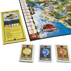 The Game of Life Jurassic Park Edition Family Board Game for Ages 8 and Up