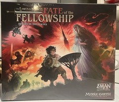 Lord of the Rings Fate of the Fellowship Board Game + Gandalf the White Promo