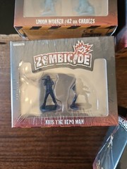 CMON Zombicide Lot Of 4 Promo Survivor / Character Miniature Kris Curro Charles