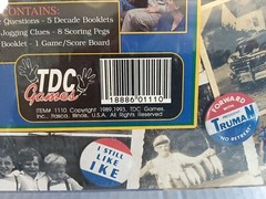 Reminiscing 1939-1989 Party Family Boardgame TDC Games Spin Trivia Memory Sealed
