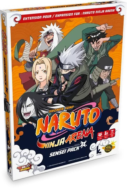 Naruto Ninja Arena – Sensei Pack Extension Board Game BRAND NEW, SEALED !