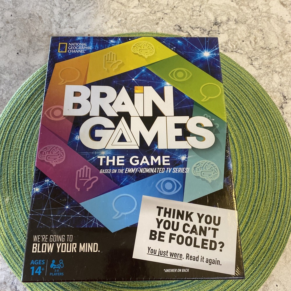 National Geographic Brain Games | The Game NEW Sealed Age 14 and up