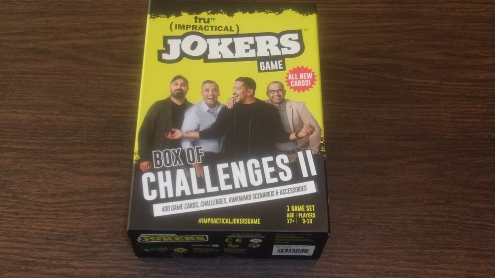 Tru Impractical Jokers Game Box Of Challenges II All New Cards By Wilder Toys