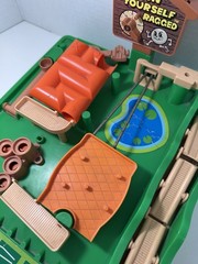 1979 Run Yourself Ragged Tabletop Obstacle Course Game by Toma.