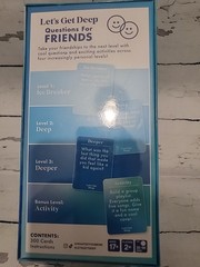 Let’s Get Deep Questions for Friends Game with 50 Activity Cards New in Box