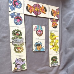 1980’s Muppets, Inc. Dominoes w/ Character Pieces, Ages 4-7