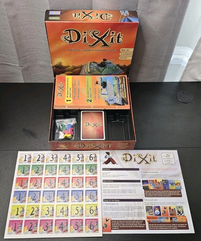 Dixit Board Game A Picture Is Worth A Thousand Words 2015 – 100% Complete