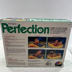 Vintage 1987 The Original Perfection Game Selchow Righter Complete Works Coleco