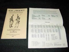 S.W.E Pub : EN AVANT! – Rules for the Napoleonic Wargame : RARE Crain Collection