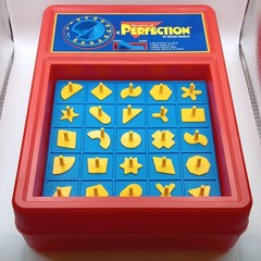 Vintage Milton Bradley Perfection Electronic Shape Matching Game Complete Tested