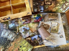 Z-Man Stone Age Board Game Complete & near mint! Worker placement/Strategy Game