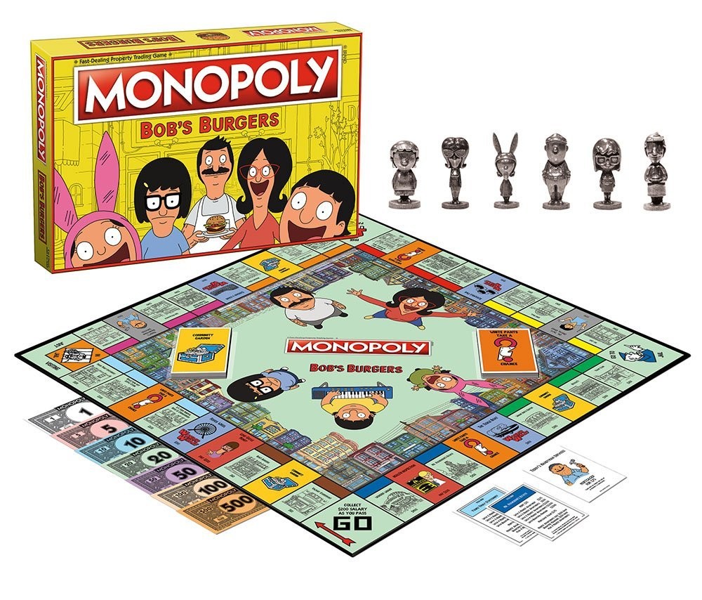 USAopoly Hasbro Monopoly Bob’s Burgers Edition Board Game NEW