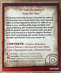 TMNT Timecrash Expansion w/ Jennika Mini for Zombicide White Death