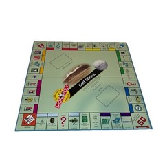 Monopoly Golf Edition Board Game Unisex Multicolor Good Pebble Beach Pinehurst