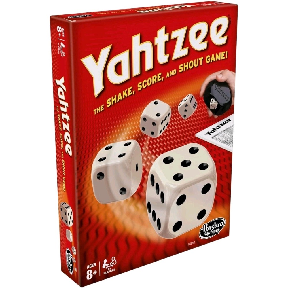 Yahtzee Board Game – Classic Dice Game For Family – Kids & Adults Hasbro Gaming