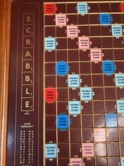 Vintage Franklin Mint Edition Scrabble 1990 Wood TURNTABLE BOARD ONLY