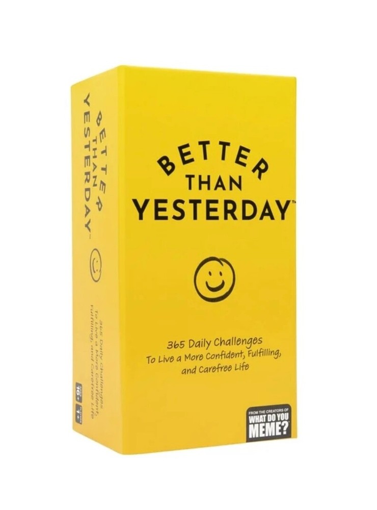 Better Than Yesterday 365 Daily Challenges Life Fullfilling Game NEW Sealed
