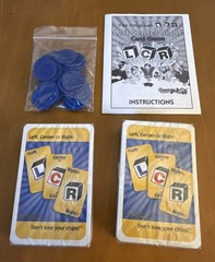LCR Left Center Right Card & Chips Game Family Friends Party George & Co