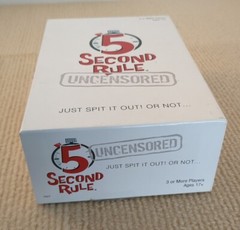 5 Second Rule Uncensored Game – Adult Party Game