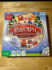 Rudolph the Red-Nosed Reindeer DVD Game Screenlife Family Holiday Board Game