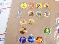 POGS/MILKCAPS DISNEY’S “DINOSAUR” BY MAGIC BOX INT. HAVE 88 OF 105 NEEDED