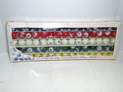 Rare Vintage Hayes Quality Plastic Bingo Balls With Box Complete Multicolor Set