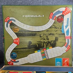 Parker Brothers Formula 1 Car Racing Game Vintage Board Game Complete