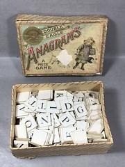 Antique Anagrams Double Eagle ~ A Prize Game ~ McLoughlin Brothers 1890