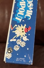 Vintage Cosmic Wimpout Dice Game C3 Inc. 1984 Rare And All Stickers None Missing