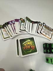 King of Tokyo Board Game + Power Up Expansion – Incomplete Base Cards – Pandakai