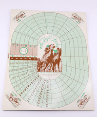 Vintage 1944 Twilight Derby Horse Racing Board Game 100% Complete