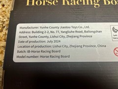TooyBing Large 21 Inches Horse Race Board Game, Horse Racing Game – New!