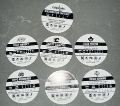 VINTAGE 1990s Lot of 104 POISON Skull Bones Pogs Slammer Whammers Milk Caps