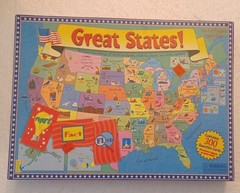 Great States Board Game International Playthings 1999 Geography Complete
