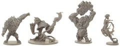 “Massive Darkness Elementals Miniatures Set – Multi-Color Fantasy Figures”