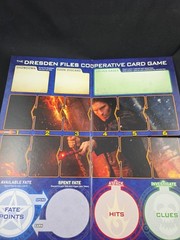 Dresden Files Cooperative Card Game + Expansions 1 & 3 Complete Great Condition
