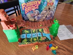1992 Forbidden Bridge Board Game Milton Bradley WORKING Mint Complete Vintage