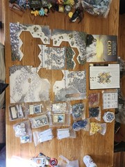 A Game of Thrones CATAN Brotherhood Of The Watch Board Game Fantasy Parts Lot