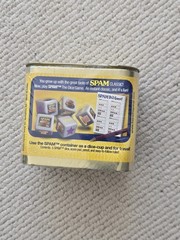 SPAM Yahtzee Dice Game! 2009 Spam Themed Dice & Score Pad. Complete! Open Box