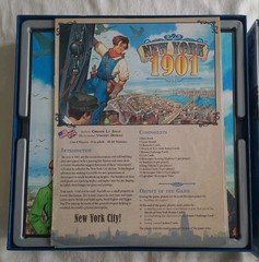 New York 1901 Board Game Blue Orange City Scyscraper Family Building Strategy Co