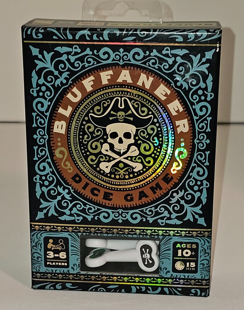 Bluffaneer Dice Game 3-6 Players , Ages 10+ Big G Creative FREE SHIPPING