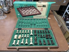 Wegiel Handmade European Professional Tournament Chess Set With Wood Case