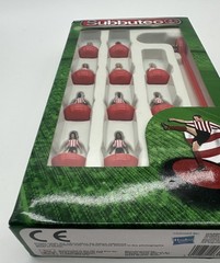 SUBBUTEO 2012 RED WHITE STRIPE SOCCER FOOTBALL TEAM FIGURES PLG3125