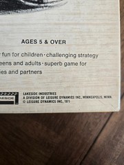 Score Four 1967 Lakeside Vintage 3D Family Board Game 100% Complete Wooden Beads