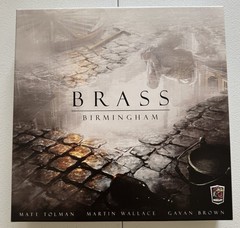 Brass Birmingham Board Game – with Premium Iron & Coal Pieces