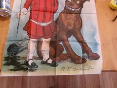 BUSTER BROWN CLOTH NECKTIE PARTY PIN ON GAME by S&R Rare Complete