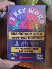 3 Key Word Self Party Family Friend Game 9-99 Years Brand New Sealed GA2