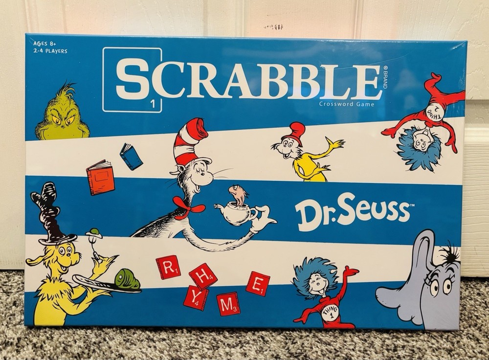Dr. Seuss Scrabble Board Game USAopoly 2023